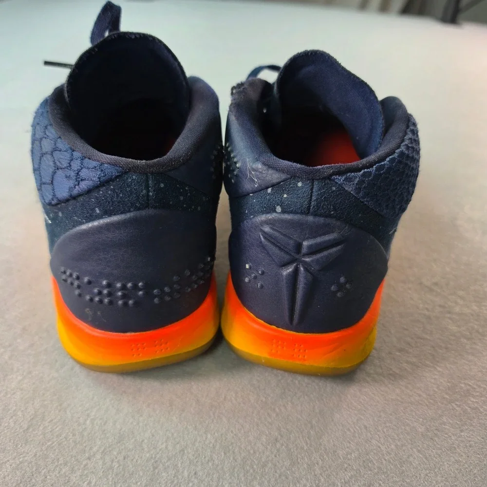 Nike Kobe AD Mid Port Wine Obsidian Orange Basketball Shoes 922482-401 Mens 10